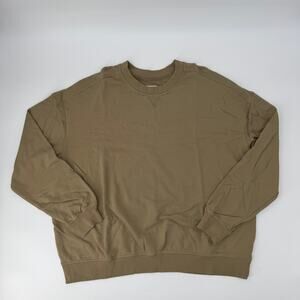 Goodfellow & Co Mens XXL Tan Crewneck Sweatshirt Pullover Heavyweight Cotton